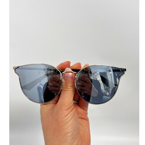 Alexander McQueen sunglasses MQ0105SK 00564-18-145 Silver Grey